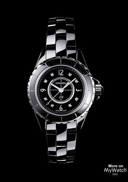 j12 chanel watch black